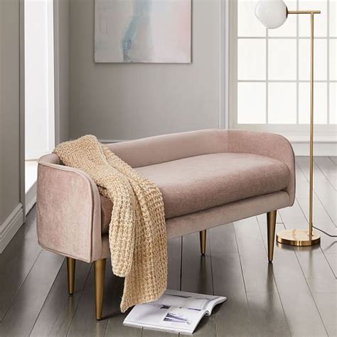 west elm celine bench dupe|west elm ottomans and benches.